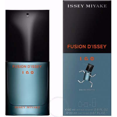 Issey Miyake Fusion d´Issey IGO Darčeková sada pánska toaletná voda 80 ml a pánska toaletná voda 20 ml