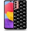 Picasee silikónový čierny obal pre Samsung Galaxy M13 M135F - Separ - White On Black