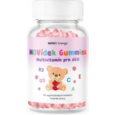 MOVídek Gummies - Multivitamín pre deti MOVit Energy 150g