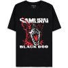 Cyberpunk 2077 Black Dog Samurai Album Art Men's Short Sleeved T-shirt black