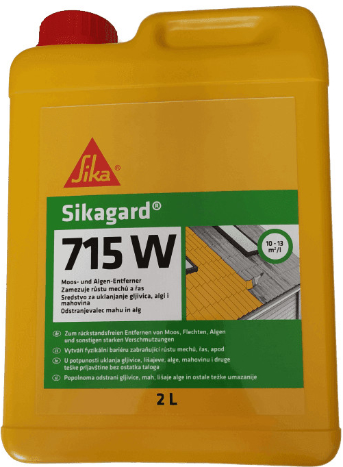 Sikagard ® -715 W 2L odstraňovač machov a lišajníkov