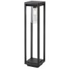 RABALUX 77087 Zernest vonkajšie stojanové svietidlo/stĺpik 1xE27 V600mm IP54 čierna, priehľadná