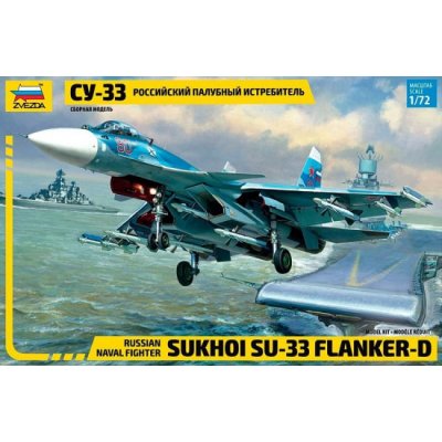 Zvezda Model Kit Suchoj Su 33 Flanker D 7297 1:72