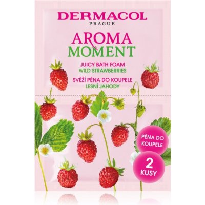 Dermacol Aroma Moment Wild Strawberries pena do kúpeľa cestovné balenie 2x15 ml