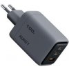 Nabíjačka do siete Aukey Comet Mix 4 100W PD GaN (PA-C5) sivá