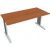 Pracovný stôl Cross, 160x75,5x80 cm,čerešňa/kov