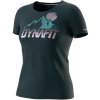 Dámske funkčné tričko Dynafit Transalper Graphic S/S Tee W Veľkosť: S / Farba: fialová