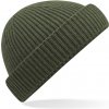 Beechfield Čepice Harbour B 383R, pletená COT53383Re1499-olive green Olivová UNI