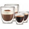 Poháre na kávu a čaj Aqualogis 300 ml 4 ks