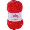 Pletacia priadza Himalaya DOLPHIN STAR 92118 červená s lurexom
