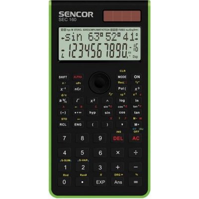 SENCOR Kalkulátor školní SENCOR SEC 160 GN