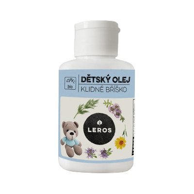 Leros BIO detský olej pokojné bruško 60 ml