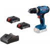 BOSCH Akumulátorový príklepový vŕtací skrutkovač GSB 18V-25 (2x akumulátor 18V/2Ah, krabica) 06019K9308