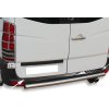 Nerez štený čierny kryt zadného nárazníka Omtec MB Sprinter, VW Crafter 2006-18