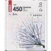 D3AC10 LED svetelná reťaz - svetelné klastre, nano, 8 m, vnútorné, studená biela, časovač EMOS