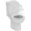 Ideal Standard Eurovit - WC kombi s doskou SoftClose, vario odpad, RimLS+, biela W843301
