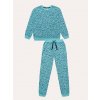 Winkiki dievčenská tepláková súprava WTG 12080 tyrkysová