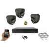 Monitorrs Security AI IP 3 kamerový set 5 Mpix GDome (6371K3) (Monitorrs Security)