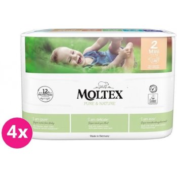 MOLTEX Pure & Nature Mini 3-6 kg 4 x 38 ks