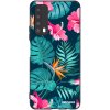 Picasee silikónový čierny obal pre Huawei P Smart 2021 - Pink Monstera
