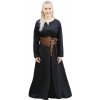 Outfit4Events Lehké raně středověké šaty Milla, vikingské šaty, černé