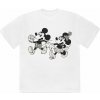 Disney tričko Mickey & Minnie Biela XL