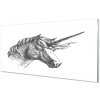 Nástenný panel kreslenie jednorožec 100x50 cm