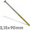DEMA Klince do klincovačky 34° 3,15x90, 1200 ks