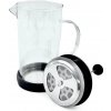 GGV Kanvica na kávu, French press, čaj 800 ml sklo + nerez