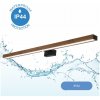 Brilagi | Brilagi-LED Kúpeľňové osvetlenie zrkadla WOODY MIRROR LED/15W/230V IP44 dub/čierna | BG15131