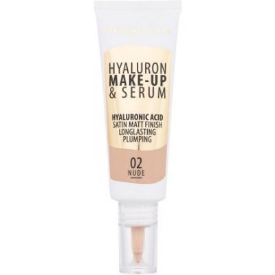 Dermacol Hyaluron Make-Up & Serum ošetrujúci tekutý make-up 25 g 02 nude