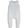 Celoročný spací vak s nohavicami Sleepee Melange Grey/Mint XS