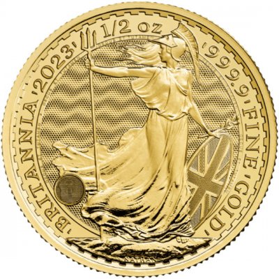 The Royal Mint Zlatá minca Britannia Kráľ Karol III. 1/2 oz