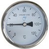 Teplomer priamy s jímkou 0-120°C, L=60 mm dvojkovový Prematlak