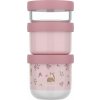 Little Dutch Tégliky na desiatu stohovacie 3 ks Fairy Garden
