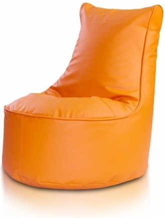 Ecopuf MINI SEAT S ekokoža E4 Oranžová