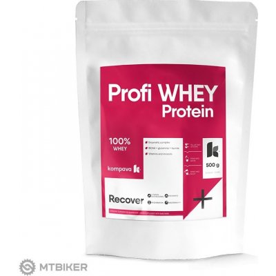 Kompava Profi WHEY Protein, 500 g/16 dávok čokoláda-banán