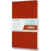 Moleskine Zošity Volant - mäkké dosky A5, linajkové, 2 ks, oranžová/modrá