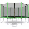 Aga SPORT PRO Trampolína 366 cm Light Green + ochranná sieť + rebrík