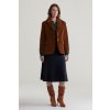 Gant Superfine Lambswool Skirt Evening Blue
