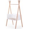 CHILDHOME Postieľka Tipi drevená + stojan na oblečenie