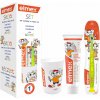 Elmex detský set zubná pasta, zubná kefka a pohárik 3-6 rokov - zelený