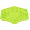 Lick´n´Snack hexagon s prísavkami podložka na pomalé kŕmenie TPR plast 17 cm