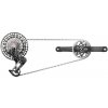 Súprava SRAM XX SL T-Type Eagle AXS, dĺžka kľučiek 170mm