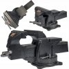 Black Otočný zverák s kovadlinou 125 mm