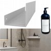 DLHÁ OCEĽOVÁ POLICA DO KÚPEĽNE POD SPRCHU BIELA LOFT 80 CM
