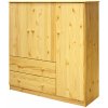 idea komoda masív borovica 132 × 43 × 136