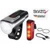 Predné/zadné svetlo Sigma Aura 80 USB + Blaze Farba: čierna