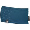 ORTOVOX Čelenka FLEECE LIGHT GRID HEADBAND petrol blue - modrá