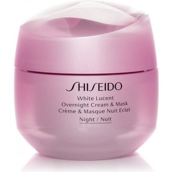Shiseido White Lucent Overnight Cream & Mask nočný hydratačný krém a maska proti pigmentovým škvrnám 75 ml